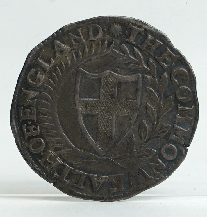 British hammered silver coinage, Commonwealth (1649-1660), Shilling, 1652 (S3217) mm. sun, nick on reverse edge by ‘5’, otherwise near VF